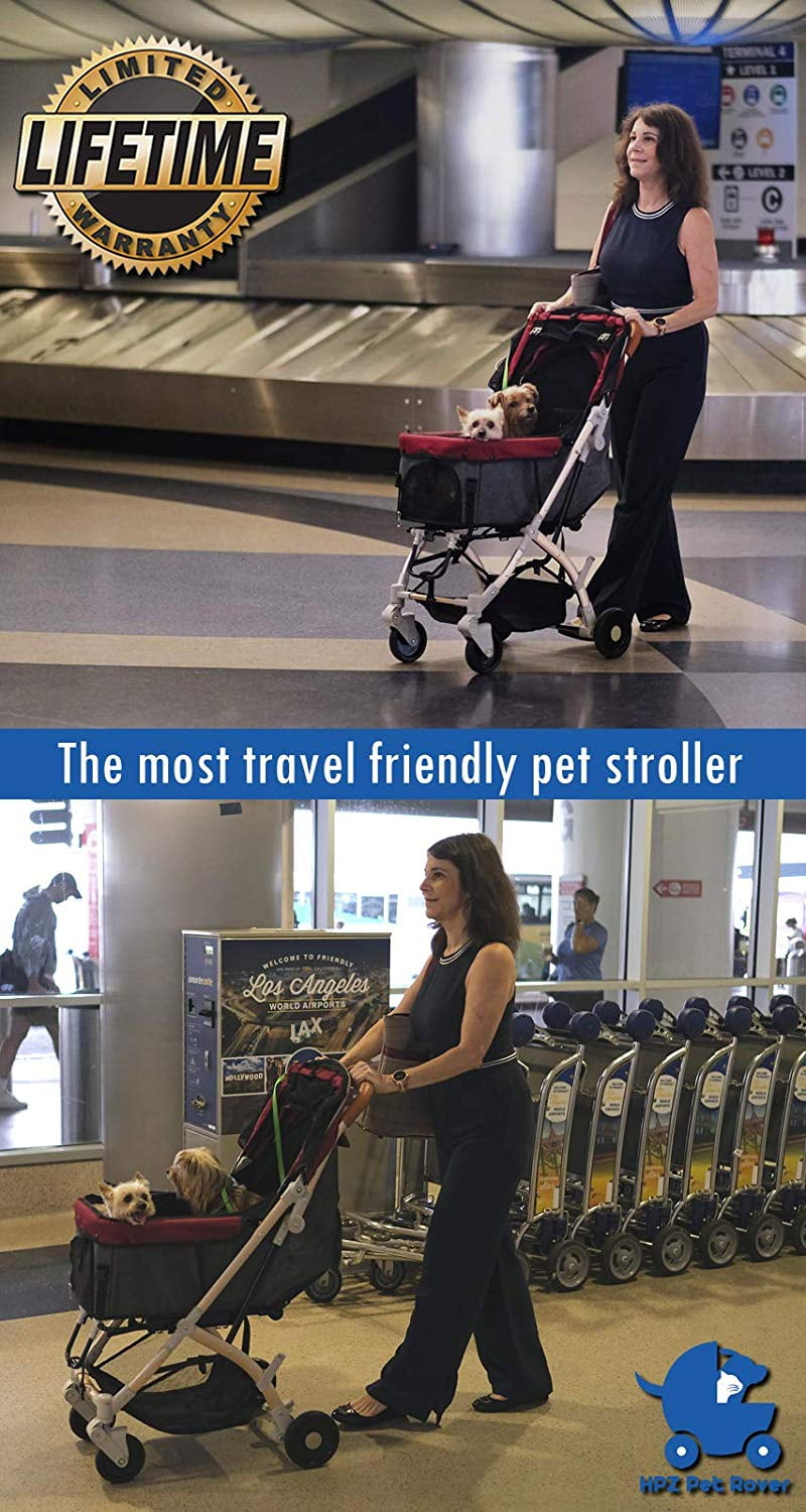 HPZ Pet Rover Lite Premium Light-Weight Dog/Cat/Pet Stroller Travel Carriag : HPZ Pet Rover XL Extra-Long Premium Heavy Duty Dog⁄Cat