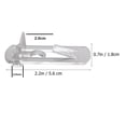 thumbnail image 2 of 30 PCS Shelf Pins Shelf Pegs Plastic Locking Shelf Pegs Clear Shelf Support Peg, 2 of 8