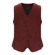 thumbnail image 5 of pstuiky Hombres Tanque, Blazer de moda para hombre, chaleco ajustado con cuello en V y botonadura lisa Chaleco para hombre m, 5 of 6