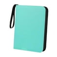 thumbnail image 4 of Rushawy 9 Pocket Binder Binder Photocard Zipper Portable Durable Waterproof Trading Card Green, 4 of 9