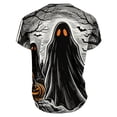 thumbnail image 6 of Fabrcox Mens Halloween Shirt Ghost Spider Web Pumpkin Shirt Men Fall Holiday Big and Tall Halloween Mens T Shirts Graphic White XL, 6 of 6