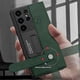 thumbnail image 4 of Leather Flip Case with Card Holder and Kickstand for Galaxy S25 Ultra Magnetic Closure Cover, 4 of 5
