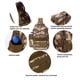 thumbnail image 2 of Bolsa De Pecho Molle Bolsas de chaleco informales para hombre, bolsa de pecho masculina de lona segura para viajes de senderismo (camuflaje del desierto) Ehuebsd Para Estrenar, 2 of 9