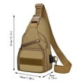 thumbnail image 4 of MUSOIE Sling Bag Crossbody for Men Women One Strap Shoulder Cross Body Bag Sling Backpack for Travel, 4 of 5