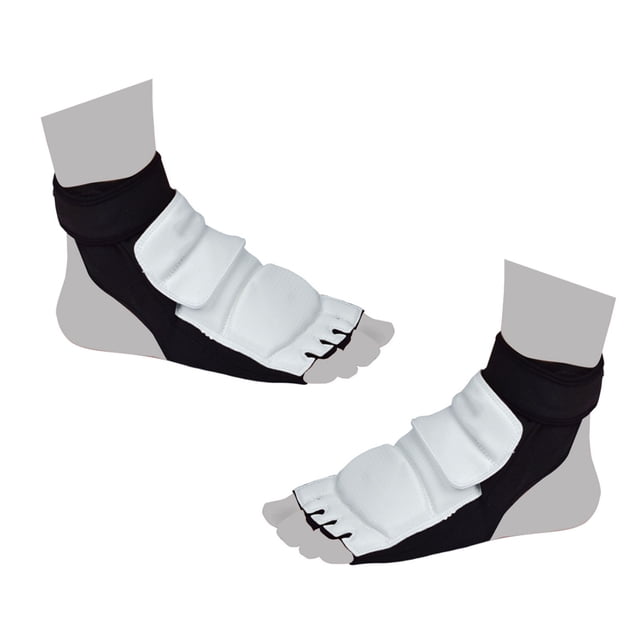 Protector de pie de Taekwondo protector de pie de Taekwondo de cuero PU antideslizante transpirable fácil de usar para entrenamiento