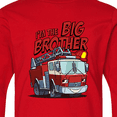 thumbnail image 4 of Inktastic Big Brother Fire Truck Long Sleeve Youth T-Shirt, 4 of 5