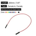 thumbnail image 2 of Female to Female 1Pin Breadboard Jumper Wire 2.54mm Pitch Cable 20cm 40 Pcs, 2 of 6