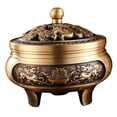 thumbnail image 2 of Soporte de incienso chino tradicional Sunnimix Decoración Artesanía de metal Horno Bobina de latón, 2 of 8