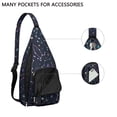 thumbnail image 2 of Nebula Cloud Crossbody Bag - Cosmic Dust & Stars Pattern (Breathable), 2 of 4