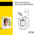 thumbnail image 4 of BT30 Transparent Digital Display Wireless Bluetooth Headset Bilateral Stereo Copper Ring Speaker With Charging Bin, 4 of 7