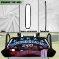 thumbnail image 6 of Yuyamidu 250th Anniversary American Flag Golf Cart Seat Covers for 2 Passenger Golf Cart Rear Seat Cover with Front Pockets Patriotic Golf Cart Seat Blanket, 6 of 7