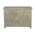 thumbnail image 2 of Eccostyle Solid Bamboo Storage Chest Bench - Brushed Gray, 2 of 7