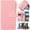 Pink, variant on for Motorola Moto G (2026) Leather Phone Case Wallet Zipper Pouch Lady Classic Diamond Quilted Folio Flip Cover Kickstand, Multiple Card Slot Cash Holder, Magnetic Closure, Wrist Strap