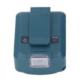 thumbnail image 1 of Cargador Adaptador de Batería de 18 V, Amplio Cargador de Adaptador de Batería QC3.0 5V 2.1A Con Luz LED para El Sitio de Trabajo, 1 of 7