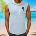 thumbnail image 2 of JAKANYQ Débardeur pour Hommes Vêtements de Course d'Été Plage Imprimé Noix de Coco Col Rond Sans Manches Style Moderne, TG, 2 of 4