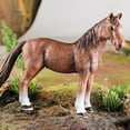 thumbnail image 3 of 5 Inch Realistic Hand Painted Toy Horse Figurine For Kids | Durable Educational Animal Model For Imaginative Play Storytelling Collectible Statue, 3 of 3