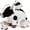 Cow-White, variant on MorisMos 20.5'' Cow Stuffed Animals with 3 Plush Cow Toy