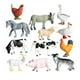 thumbnail image 1 of Paquete de 12 mini Animales de granja Sunnimix Juguetes accesorios para decoración hogar, 1 of 8