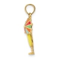 thumbnail image 2 of FJC Finejewelers 14k Yellow Gold Yellow Tropical Drink with Multi-color Umbrella Charm, 2 of 3