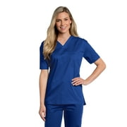 Landau All Day Unisex Mechanical Stretch One Pocket V-Neck Scrub Top, Style 4139