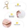 thumbnail image 3 of 2pcs Portable Perfume Bottle and Bottle Cover Sanitizer Bottle Cover Keychain, 3 of 5