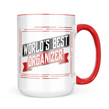 

Neonblond Worlds Best Organizer Mug gift for Coffee Tea lovers