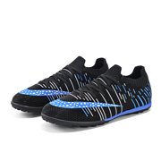 CERYTHRINA Men’s Soccer Cleats Low-Top Outdoor Athletic Shoes Football Competition Sneaker Black 42