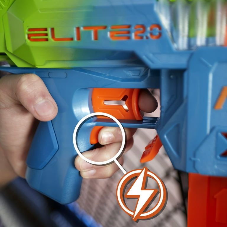 Nerf Elite 2.0 Double Punch Motorized Kids Toy Blaster for Boys