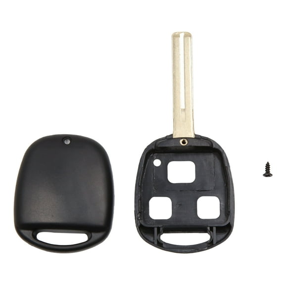 Unique Bargains 3 Buttons Car Replacement Remote Uncut Insert Key Fob Shell for Lexus ES300 GS300 SC300 SC400 GX470 IS300 LS400 LS430 LX470 Black