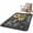 Gray, variant on Door Mat 31.5"x47.2", You Are My Sunshine Non Slip Backing Low Profile Area Rugs for Entryway Hallway, Absorbent Soft Floor Mat Carpet for Living Room Yellow Sunflowers Cute Bees Heart Dark Gray