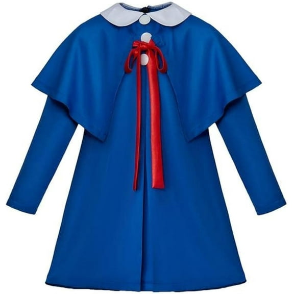 Madeline Dress Long Sleeve Casual Dolls Collar Dress with Shawl Uniform for Girls