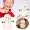 thumbnail image 2 of Jelly cat,Doll Snowman Cute Little Furry Little Snowman Stuffed Toy, 2 of 6