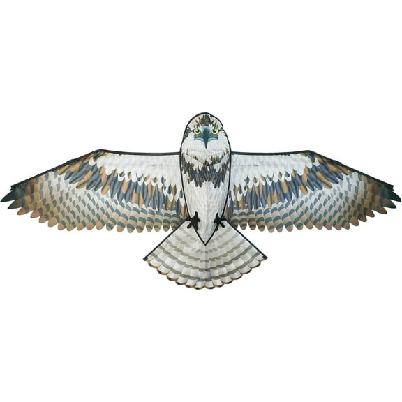 In the Breeze 3397 — 70-inch Osprey Kite — Realistic Printed Bird of Prey Kite; Single-Line Easy-Flying; Kite Line Included