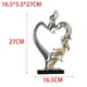 thumbnail image 3 of Figura de pareja romántica, estatua coleccionable, adorno para dormitorio, boda, estantería, armario, decoración del hogar, cerámica, niña, ,, 3 of 8
