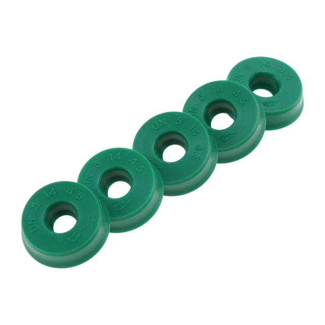 Unique Bargains Sello de Aceite Universal Labio UN Anillo Sello de Eje Rotativo 5x14x4.5mm Alta Presión TPU Verde 5 Pcs