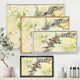 thumbnail image 5 of Birds Sitting On A Blossoming Apple Tree 32 in x 24 in Framed Painting Canvas Art Print, by Designart, 5 of 5