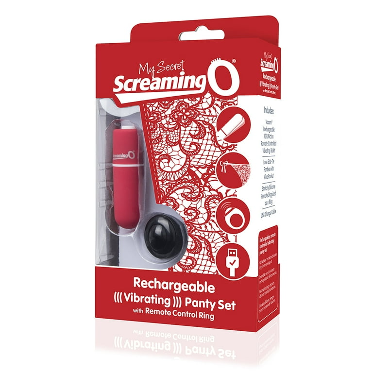 Screaming O Charged Vooom! RC Rechargeable Bullet Vibrator with Remote  Control, Pink