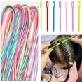 thumbnail image 1 of Colorful Hair Wrap String Braiding For Braids Hair Tie For Women and Girls Elastic Stretch String Accessories With Auxiliary tool（30 PCS Rope And 6 pcs Needle）, 1 of 1