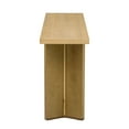 thumbnail image 5 of Harper & Bright Designs Minimalist Wood Console Table with Geometric Legs for Living Room , Study and Dining Room , Natural, 5 of 9