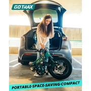 Gotrax F1V2 20 Adult Folding Electric Bike, 50 Mile&20mph, 48V 10.4Ah, Compact & Portable, Gray