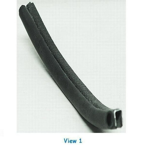 Standard 1/4 Inch Black Trim Lock Seal Boat Molding (10 Ft Section)