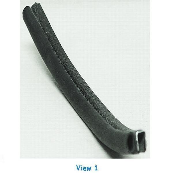 Standard 1/4 Inch Black Trim Lock Seal Boat Molding (10 Ft Section