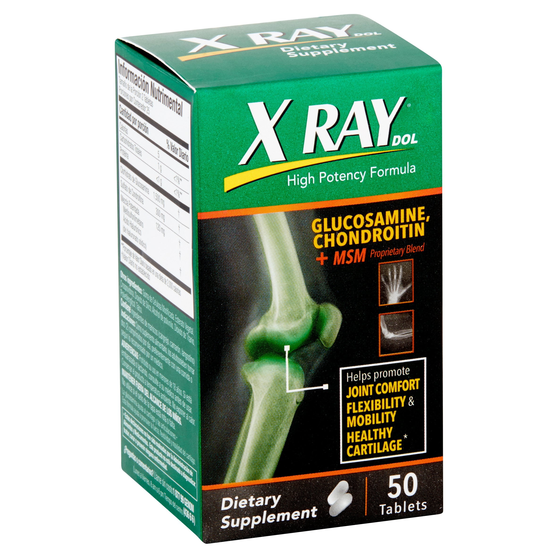 X Ray Dol Glucosamine Chondroitin Tablets 50 Ct Promote ... X Ray Dol Glucosamine Chondroitin Tablets 50 Ct Promote ...