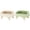 Green,White, variant on Ant Proof Cat Food Bowl with Elevated Stand, Non Deep Anti Ant Moat Dish for Indoor Outdoor Cats & Small Dogs, Prevents Ants from Entering and Reduces Neck Stress, 7.8"x3.9"
