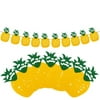 Tangnade Room Decor Summer Party Hawaii Palm Tree Party Pineapple Film Balloons Decoration Set 16''