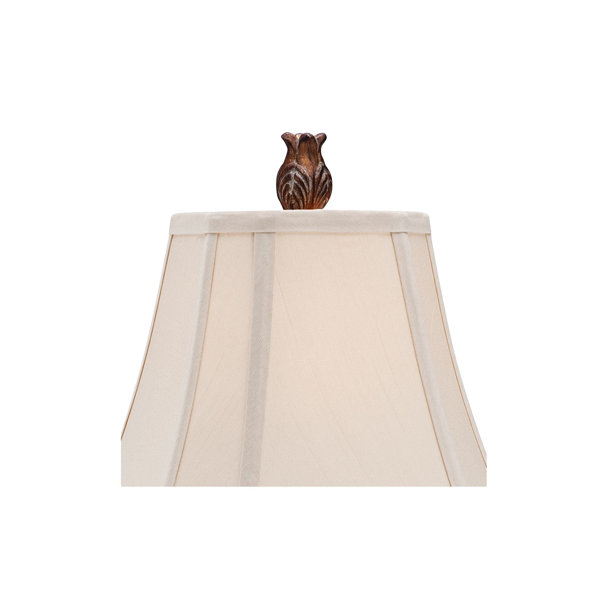 Regency Hill Thornewood 35 1/2" Tall Large Traditional End Table Lamp Brown Single Beige Shade Console Living Room Bedroom Bedside