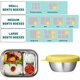 thumbnail image 3 of Contenedor de aderezo para ensaladas, 6 tazas de salsa de acero inoxidable reutilizables Contenedor de salsa de 50 ml con tapa de silicona a prueba de fugas JM, 3 of 5