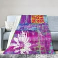 thumbnail image 1 of Urban Graffiti Wall Art Throw Blanket, Anti-Pilling Ultra-Soft Micro Fleece Cover Blanket for Bed Sofa, for All Seasons, 50"x40", 1 of 9