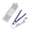 Purple, variant on FACEGA 2Pcs Hair Straightener Mini Flat Iron Mini Hair Straightener,Black