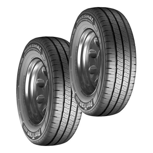 Paquete de 2 Llantas 195-r14 Lt Marshal Kc53 106r